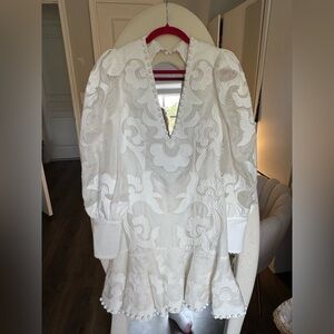 Zimmermann rebellion White Mini Dress size 0 XS